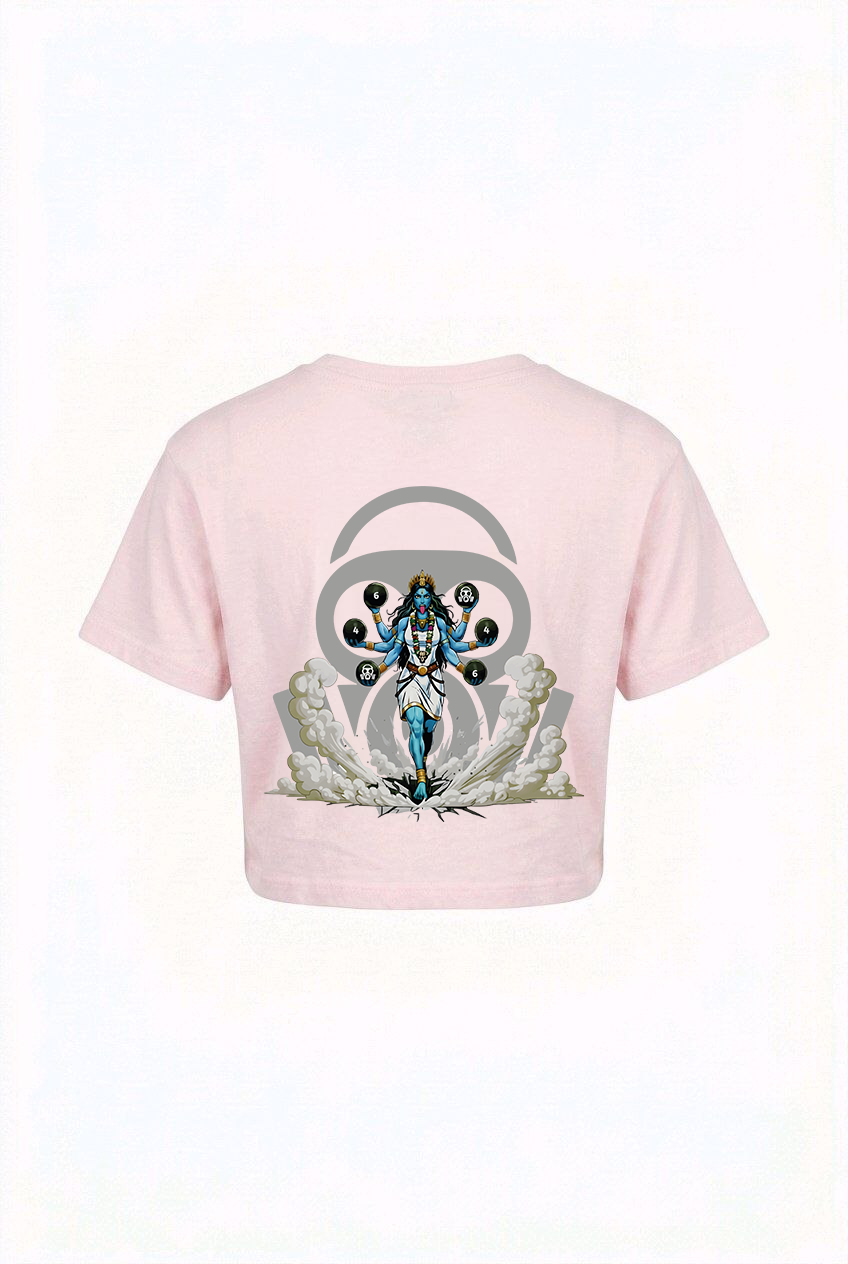 T-shirt over cropped "Kali" OSSIGENØ