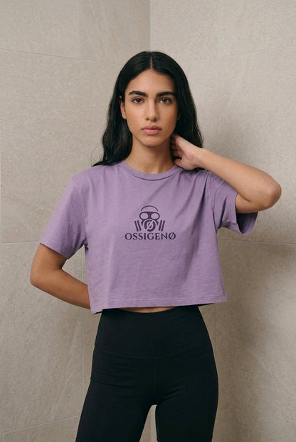 T-shirt over cropped  "Anubi" OSSIGENØ