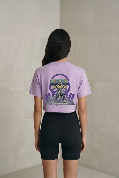T-shirt over cropped  "Anubi" OSSIGENØ
