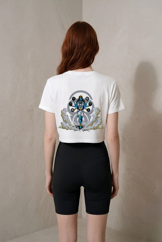 T-shirt over cropped  "Kali" OSSIGENØ