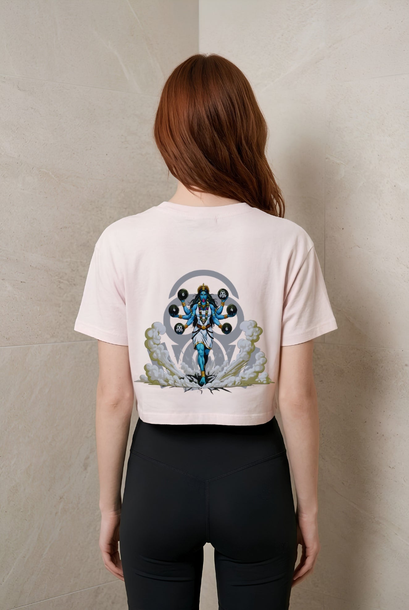 T-shirt over cropped  "Kali" OSSIGENØ