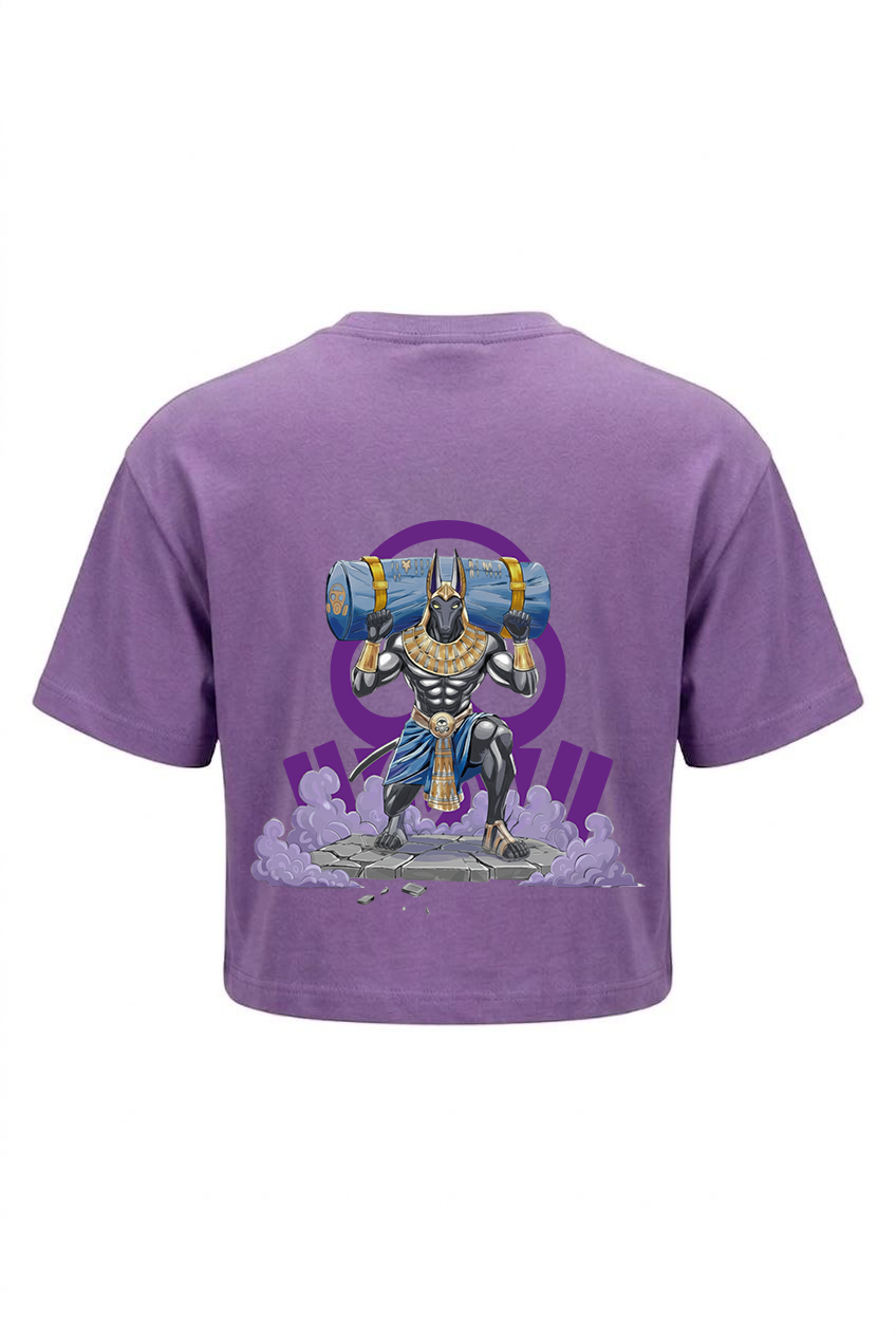 T-shirt over cropped  "Anubi" OSSIGENØ