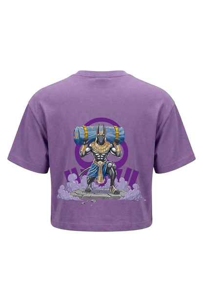 T-shirt over cropped  "Anubi" OSSIGENØ